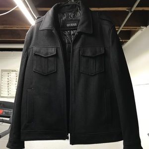 Xl men’s guess pea coat  jacket